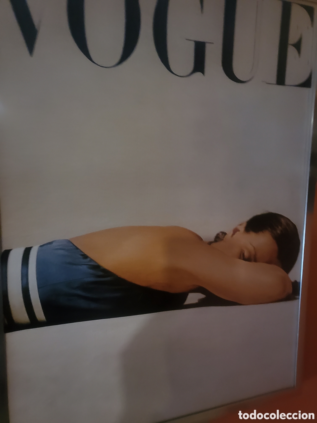 Vintage: CUADRO ORIGINAL CHICA VOGUE - Foto 4