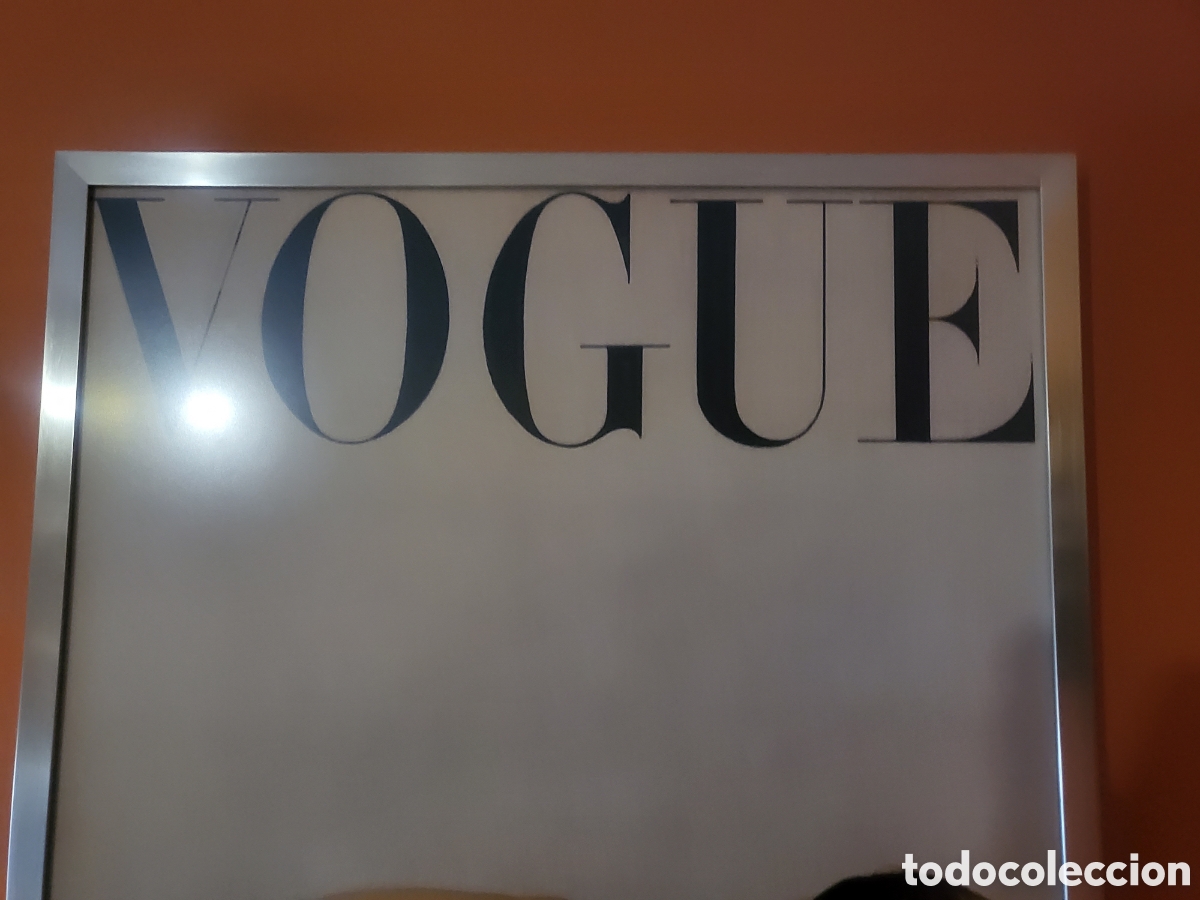 Vintage: CUADRO ORIGINAL CHICA VOGUE - Foto 1