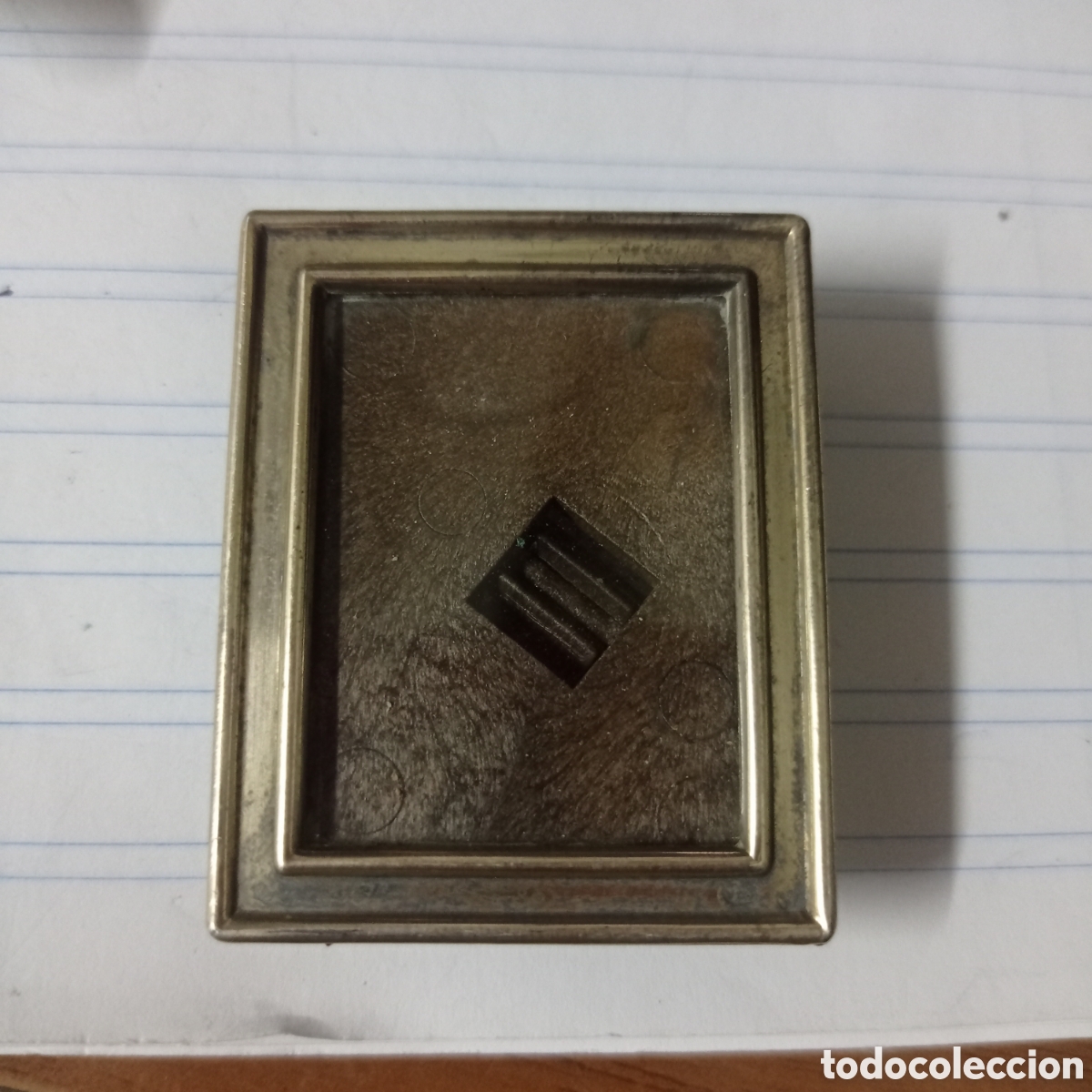 Vintage: Portafotos mini en plata 925