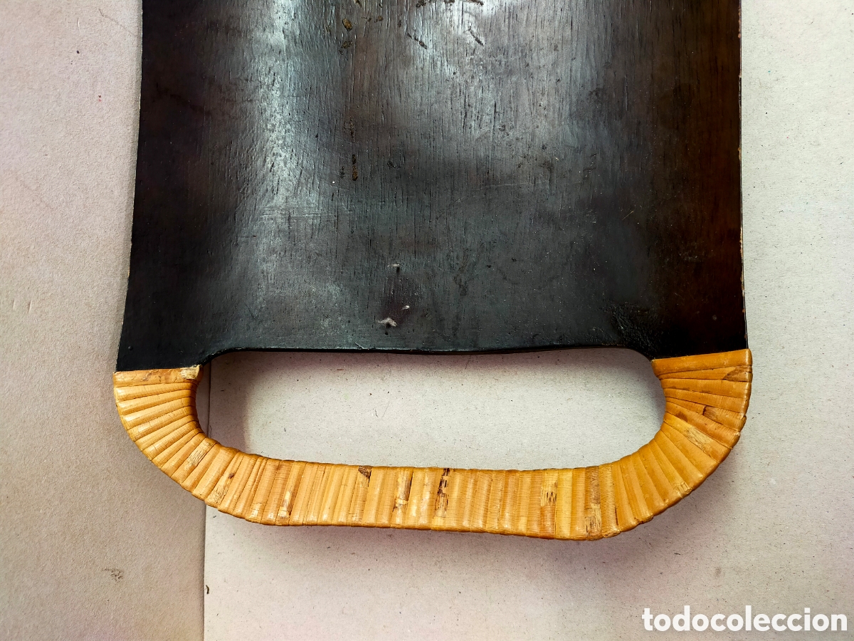 Vintage: BANDEJA DE MADERA. 2 ASAS. - Foto 2