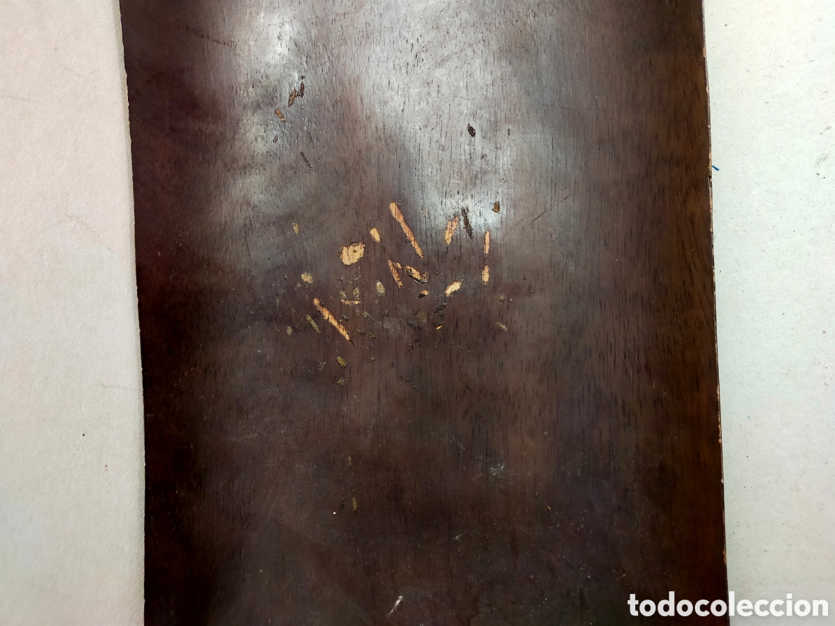Vintage: BANDEJA DE MADERA. 2 ASAS. - Foto 3