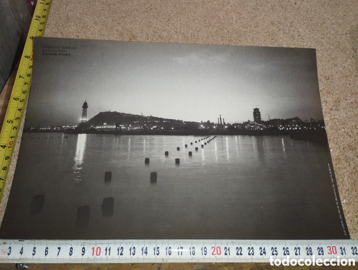 Vintage: Fotograf&iacute;a original de Barna Mar de Barcelona por Andreas Kierulf