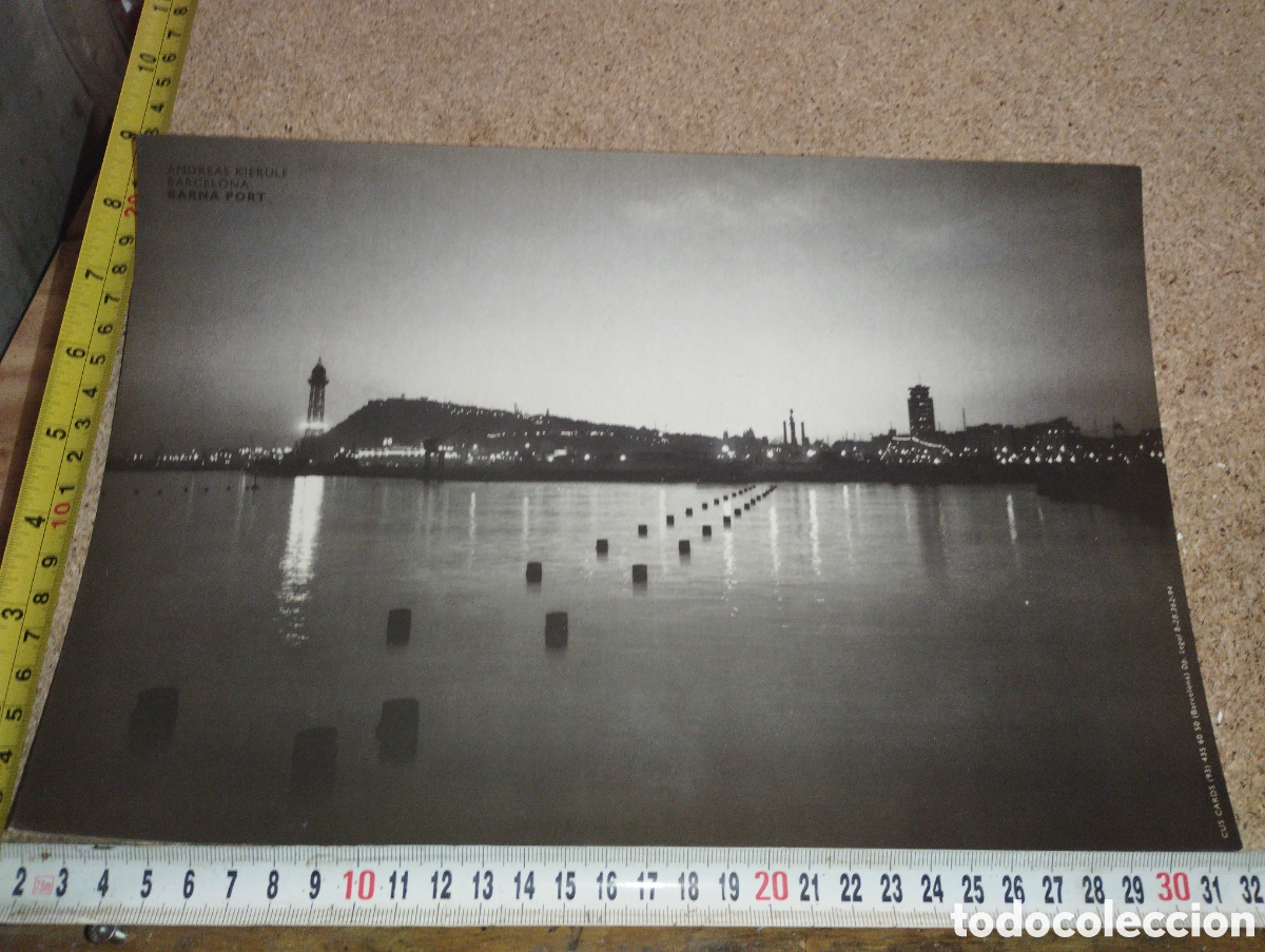 Vintage: Fotograf&iacute;a original de Barna Mar de Barcelona por Andreas Kierulf