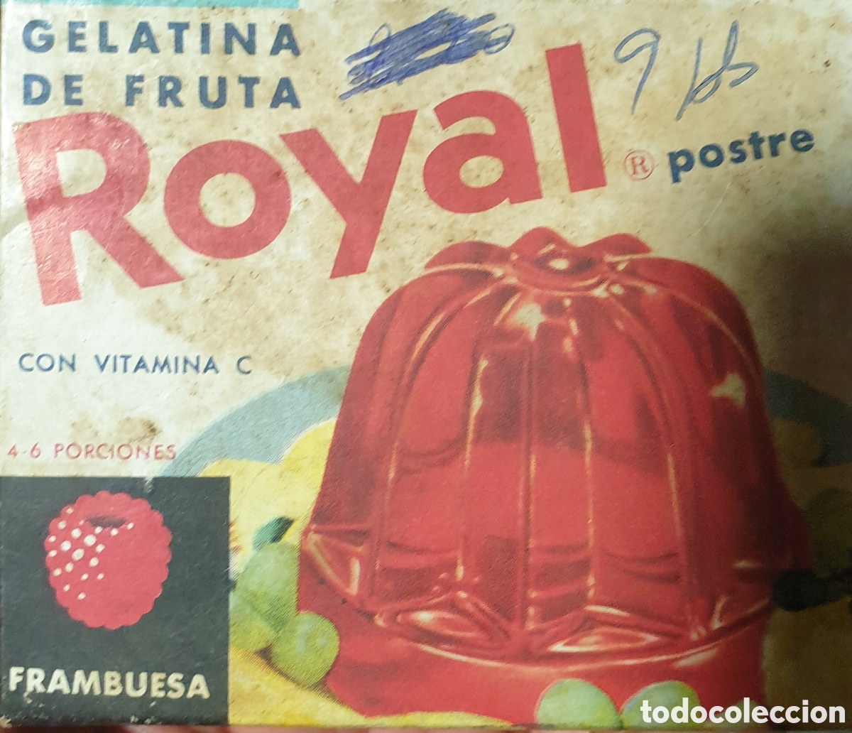 Vintage: Antiguo GELATINA DE FRUTA ROYAL
