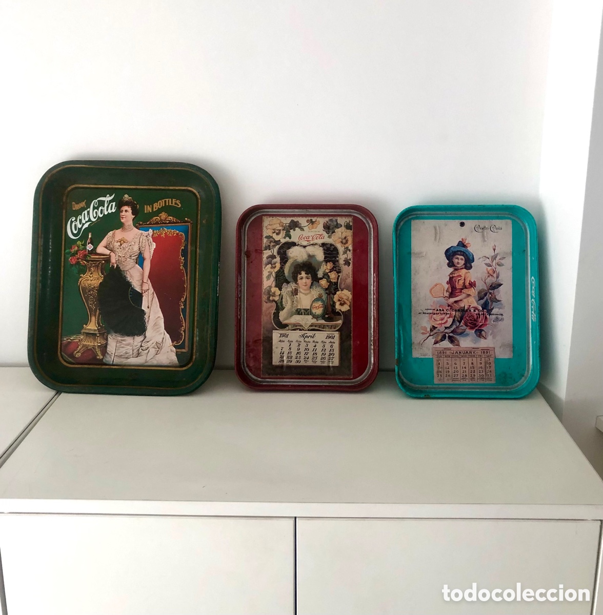Vintage: Bandejas Coca cola vintage - Foto 1