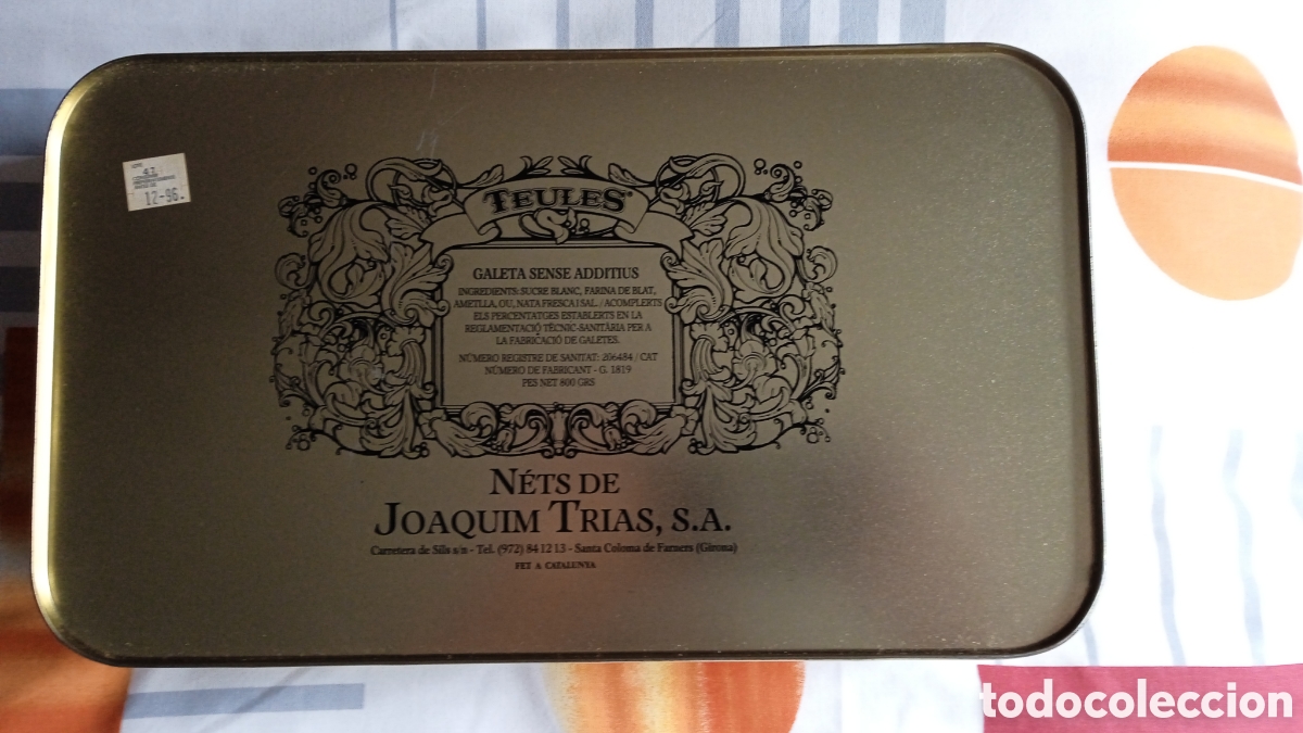 Vintage: Caja galletas Teules antigua. - Foto 10