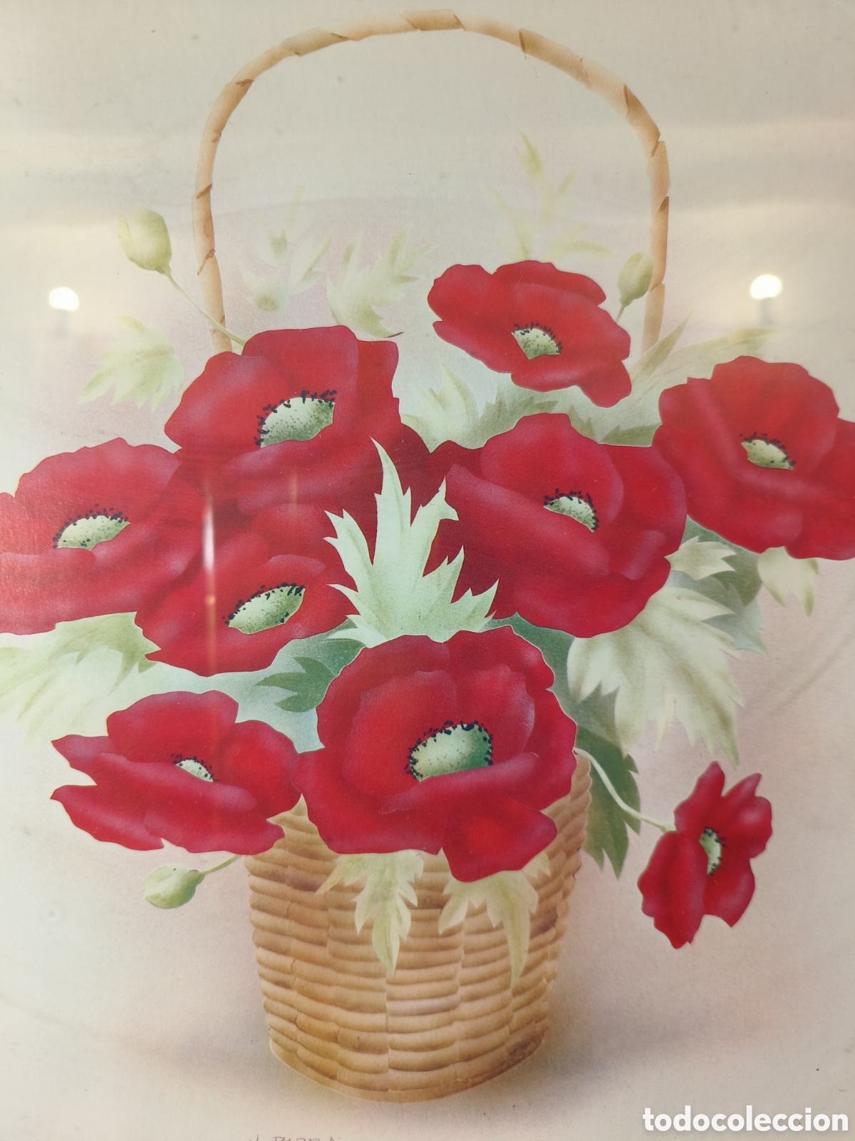 Vintage: Cuadro Flores vintage - Foto 4