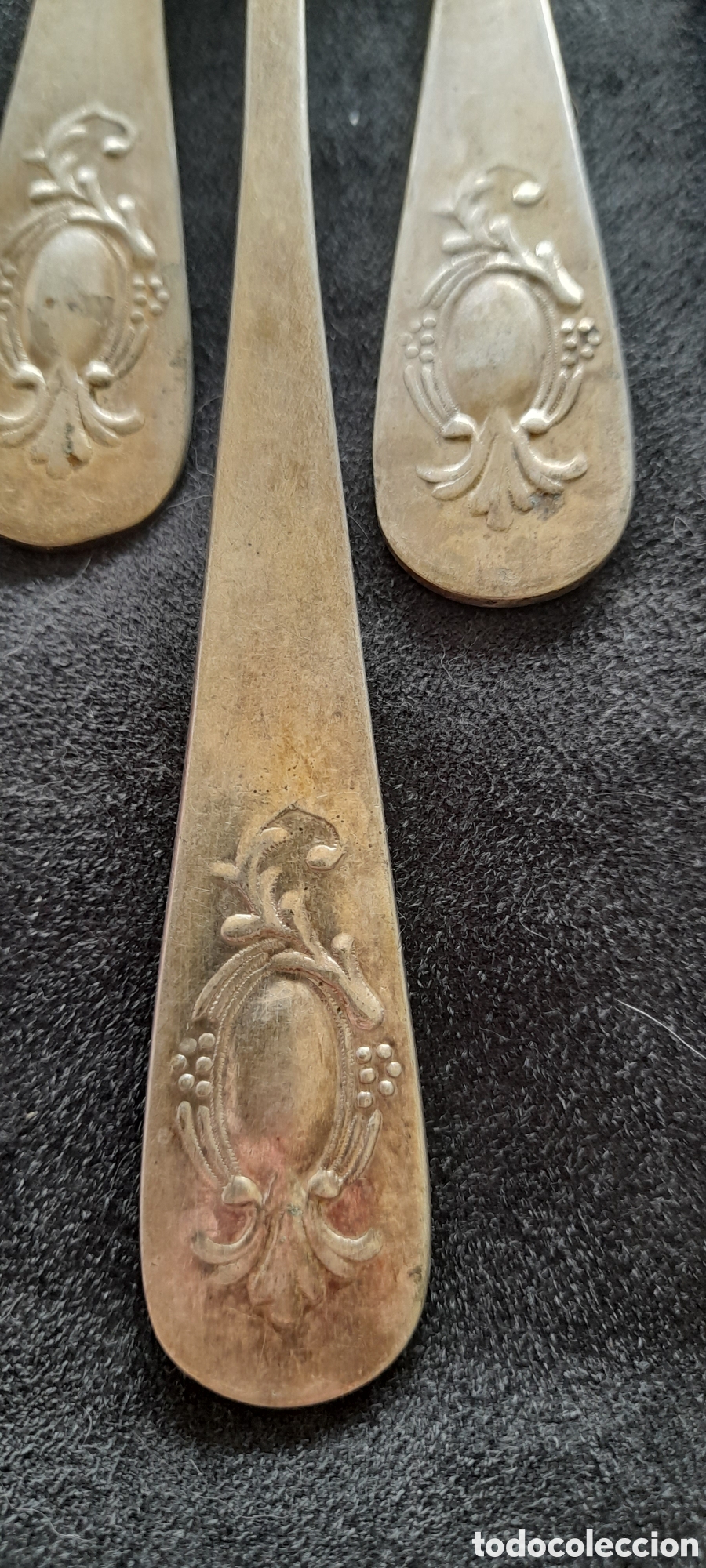 Vintage: Juego de 6 cucharas soperas - Foto 2