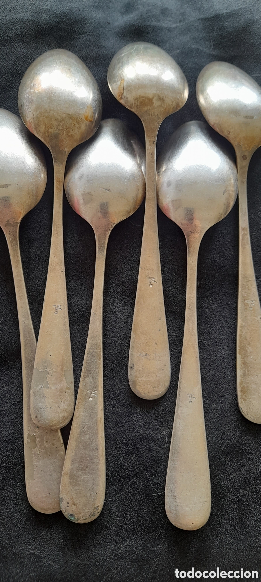 Vintage: Juego de 6 cucharas soperas - Foto 3