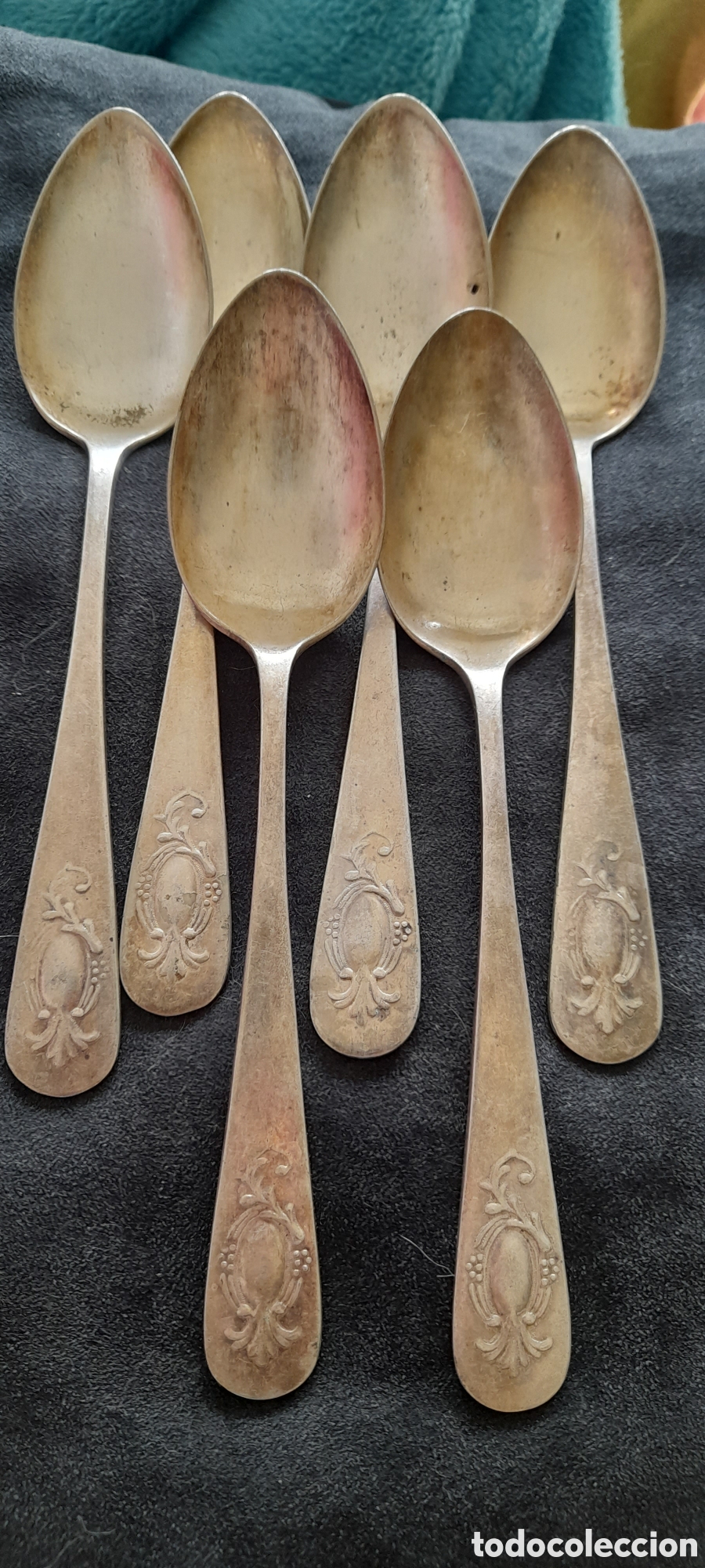 Vintage: Juego de 6 cucharas soperas - Foto 1