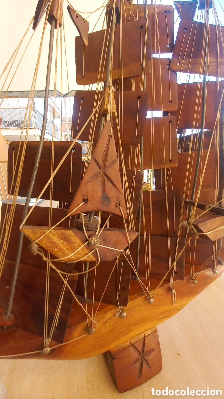 Vintage: Barco de madera Grande - Foto 7