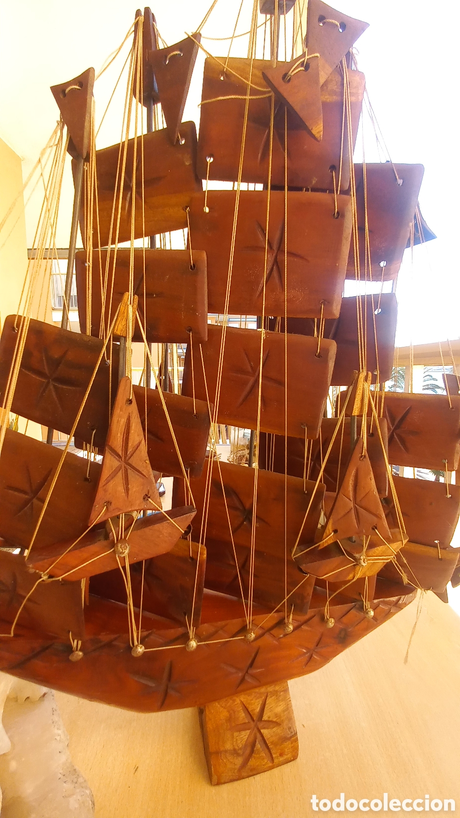 Vintage: Barco de madera Grande - Foto 8