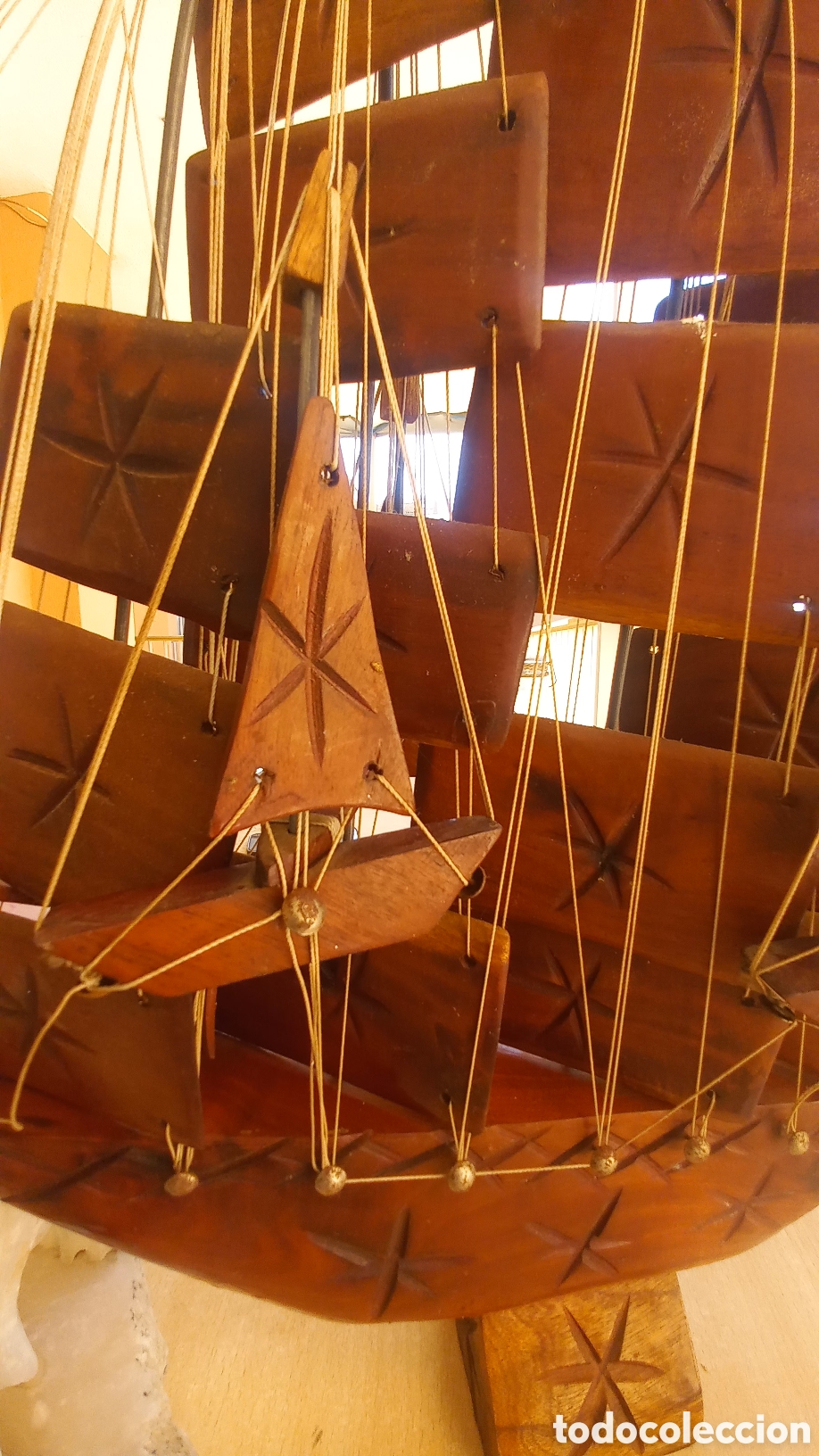 Vintage: Barco de madera Grande - Foto 9
