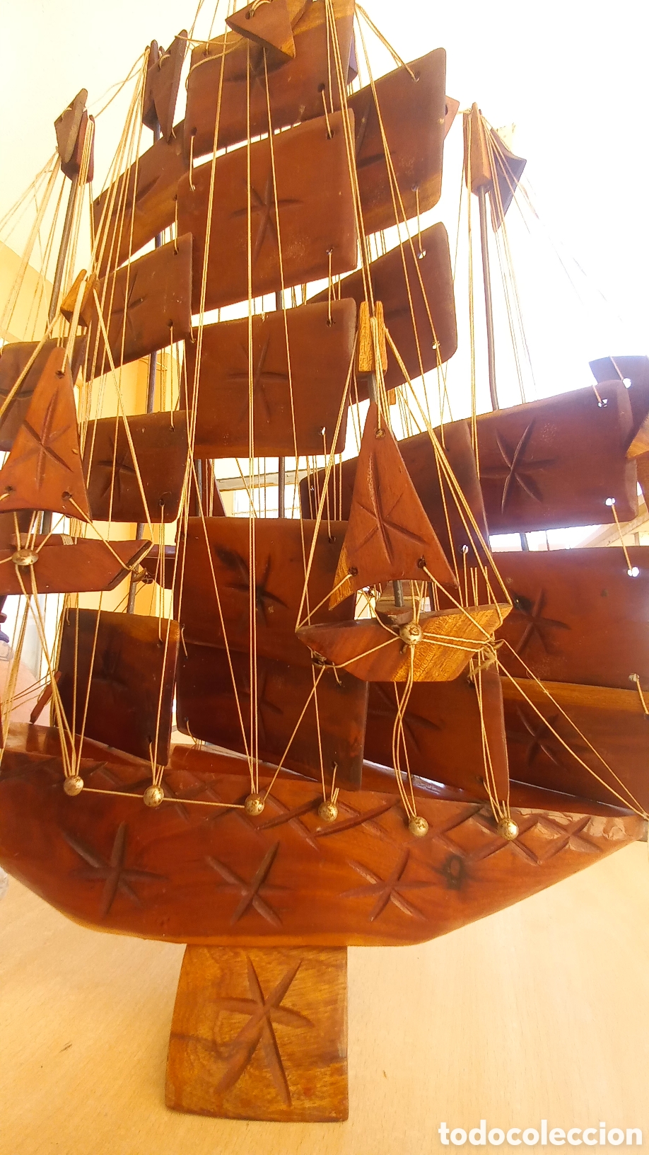 Vintage: Barco de madera Grande - Foto 10