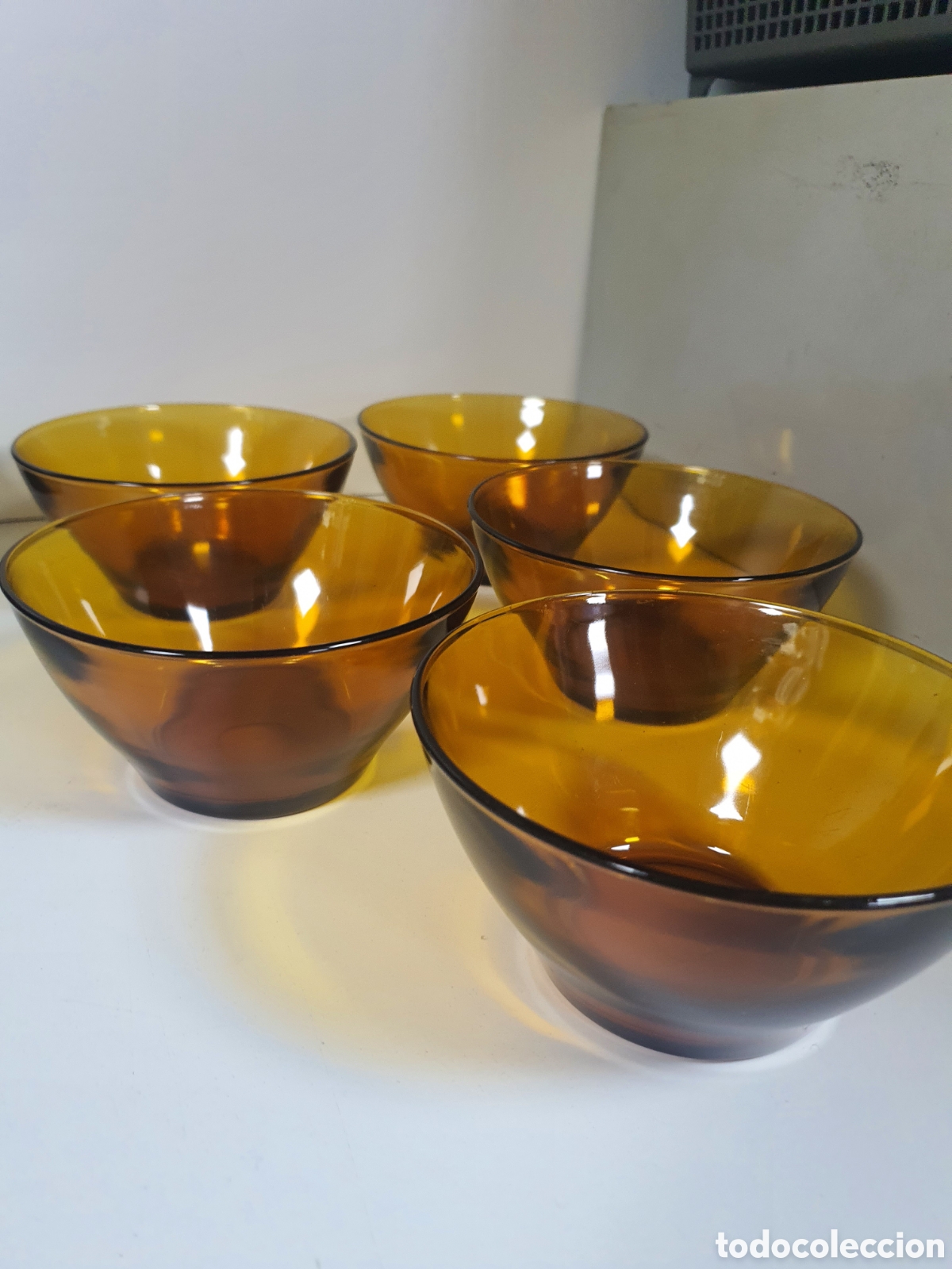 Vintage: Lote bols duralex ambar - Foto 2