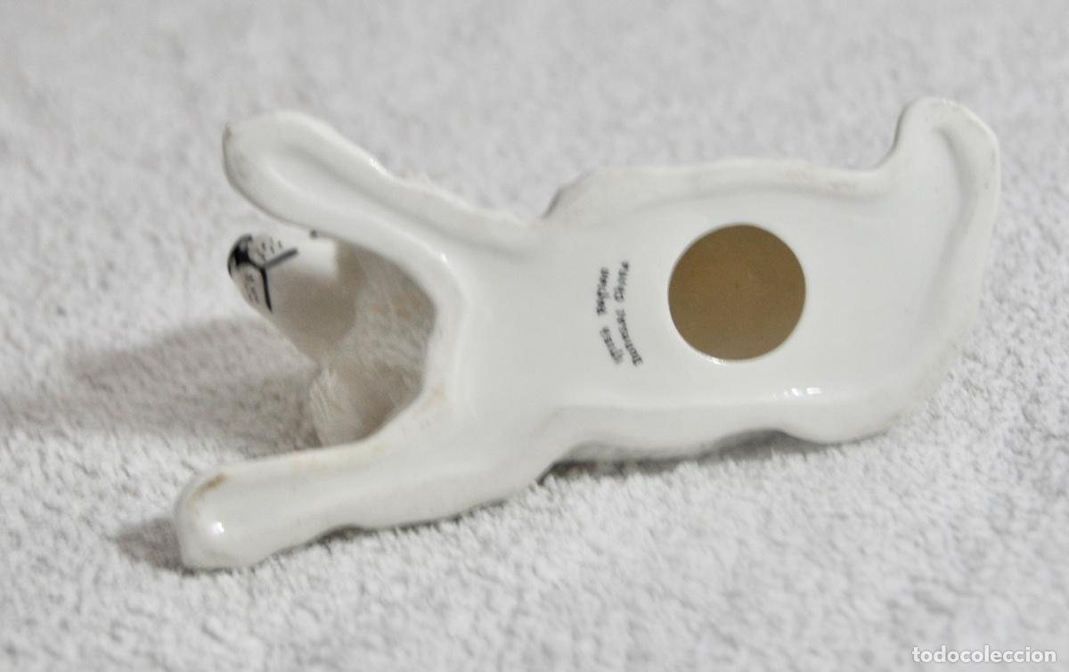 Vintage: Cocker Donegal China Irish Parian en blanco - Foto 5
