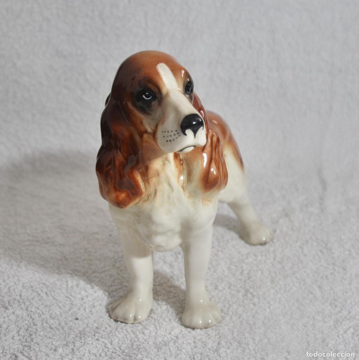 Vintage: Perro cocker en porcelana de la marca Coopercraft - Foto 2