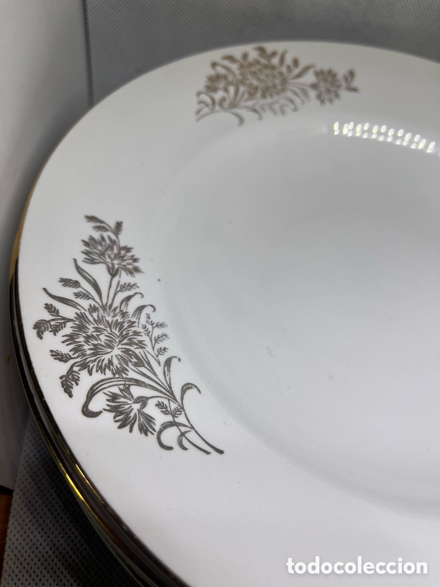 Vintage: 4 PLATOS ROYAL CHINA VIGO - Foto 2
