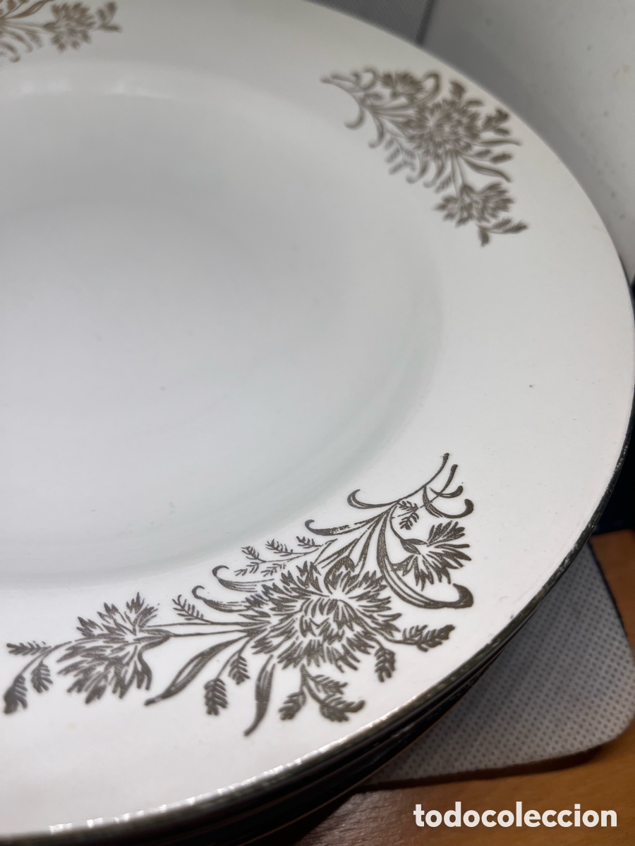Vintage: 4 PLATOS ROYAL CHINA VIGO - Foto 3