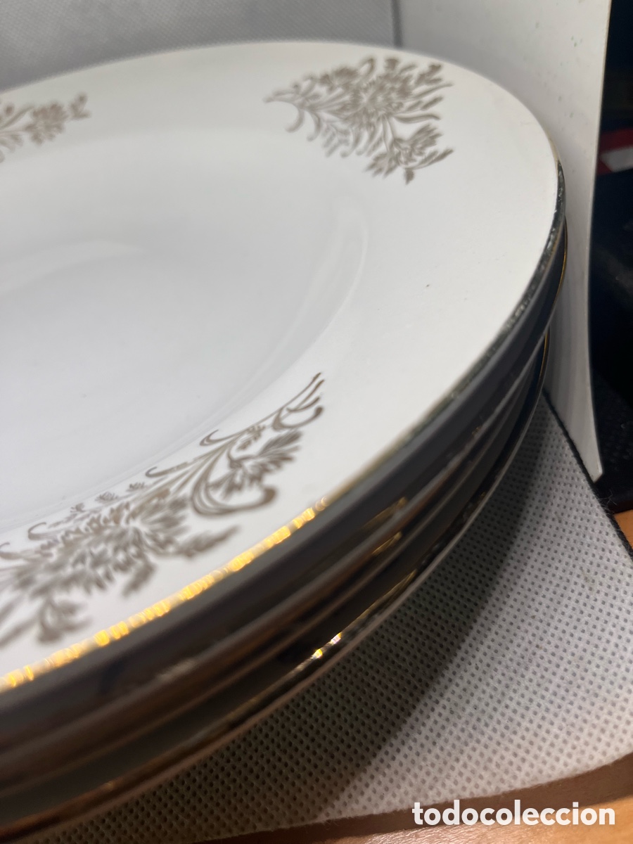 Vintage: 4 PLATOS ROYAL CHINA VIGO - Foto 4