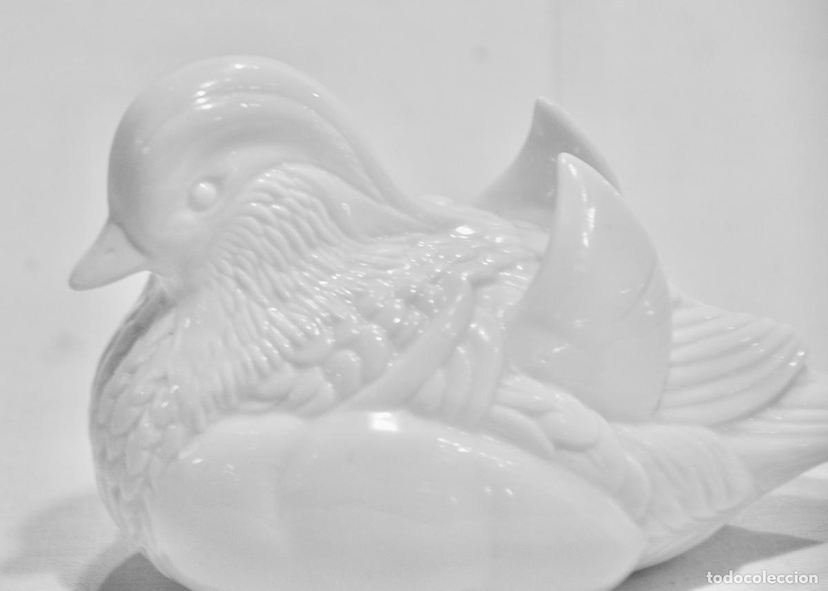 Vintage: Pato mandar&iacute;n en porcelana - Foto 2
