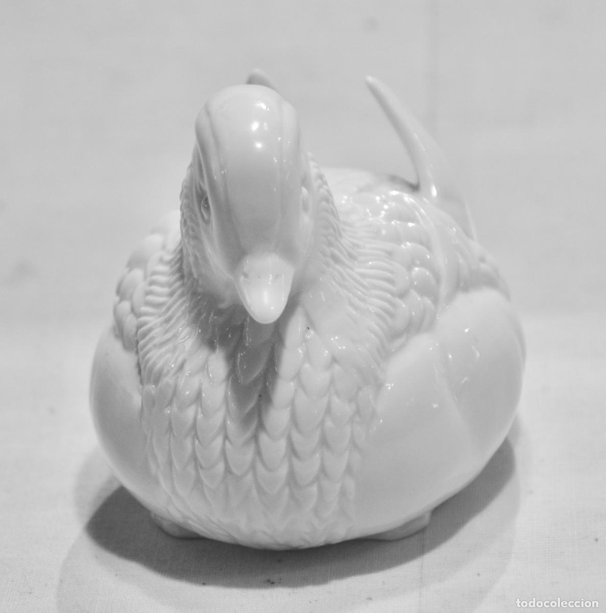 Vintage: Pato mandar&iacute;n en porcelana - Foto 3
