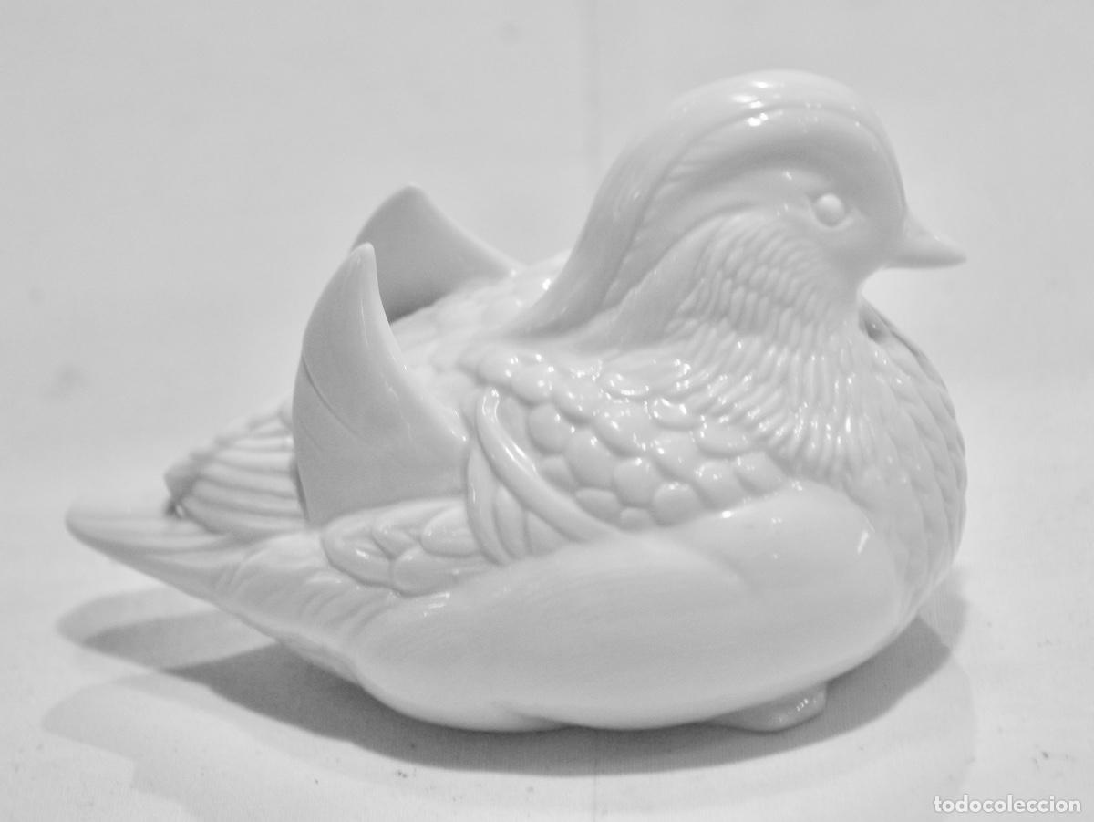 Vintage: Pato mandar&iacute;n en porcelana - Foto 4