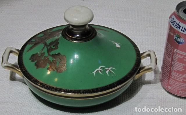 Vintage: CUENCO con Tapa PORTAINCIENSOS NORITAK&Eacute;, Made in Japan. 15,5 di&aacute;metro x 11 alto. cm.
