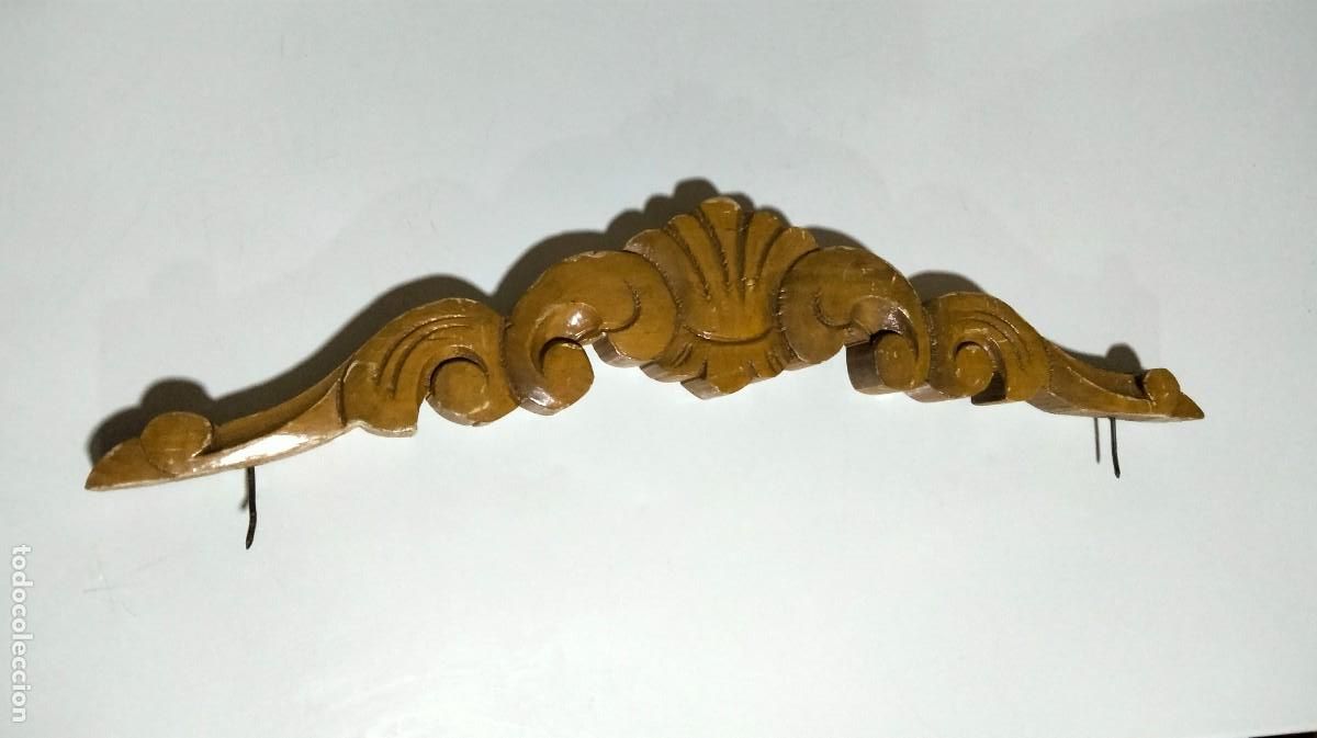 Vintage: embellecedor para mueble tallado en madera - Foto 1