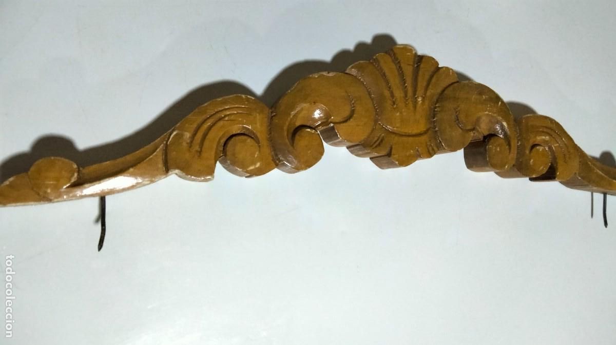 Vintage: embellecedor para mueble tallado en madera - Foto 2