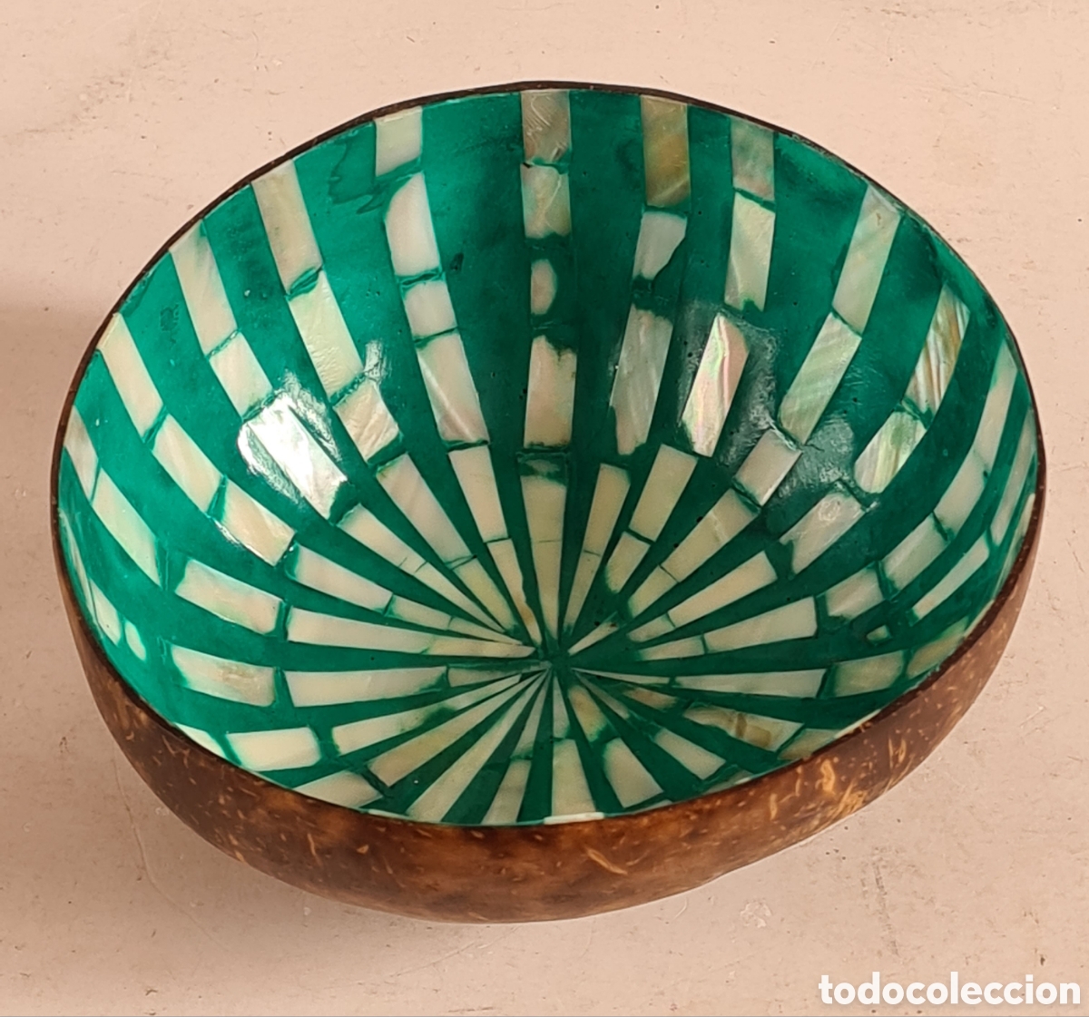 Vintage: Cuenco Coco N&aacute;car Esmalte - Decoraci&oacute;n R&uacute;stica - Foto 1
