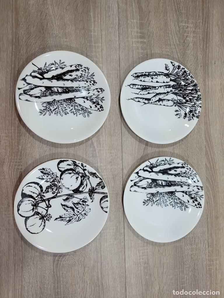 Vintage: 4 PLATOS DE ENSALADA - Foto 1