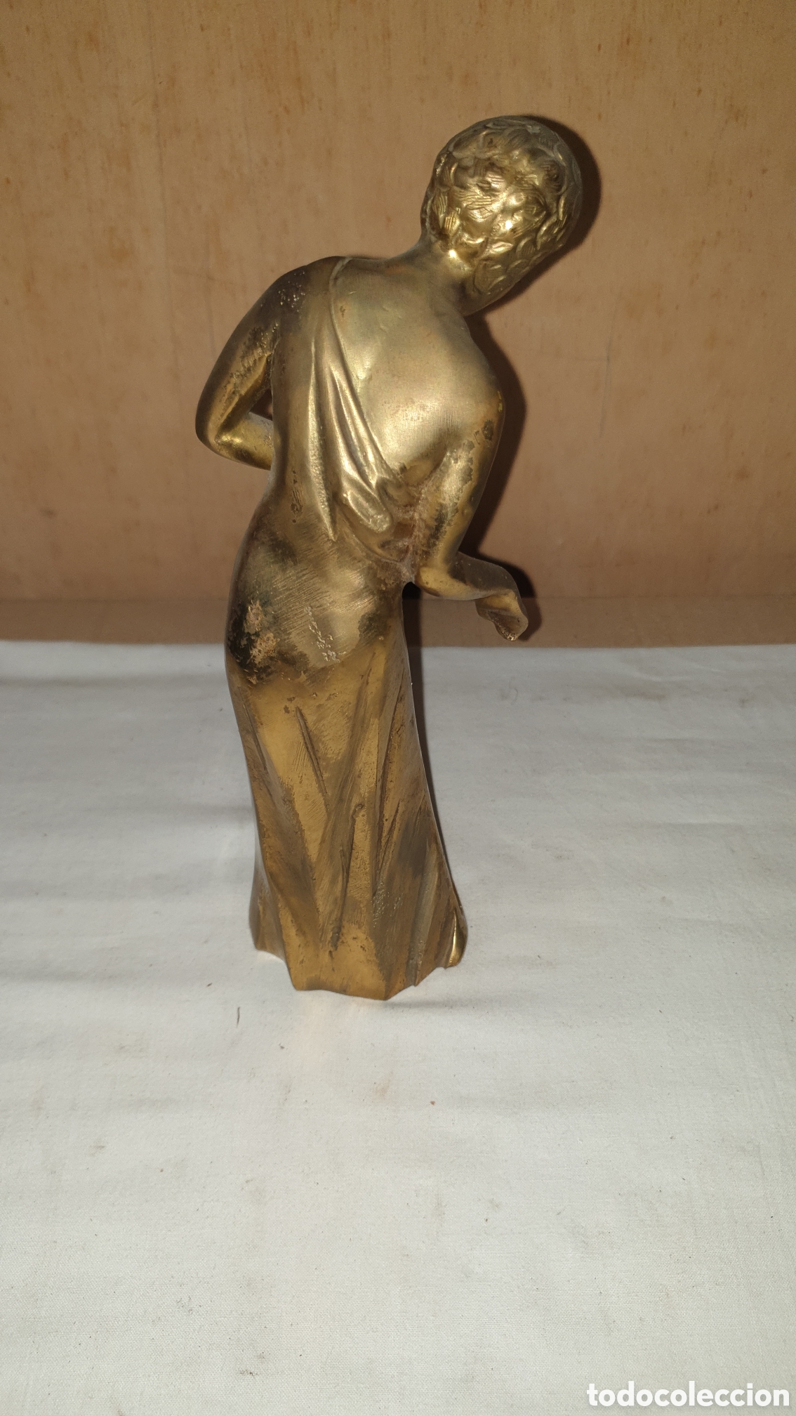 Vintage: ESTATUA MUJER DE BRONCE - Foto 2