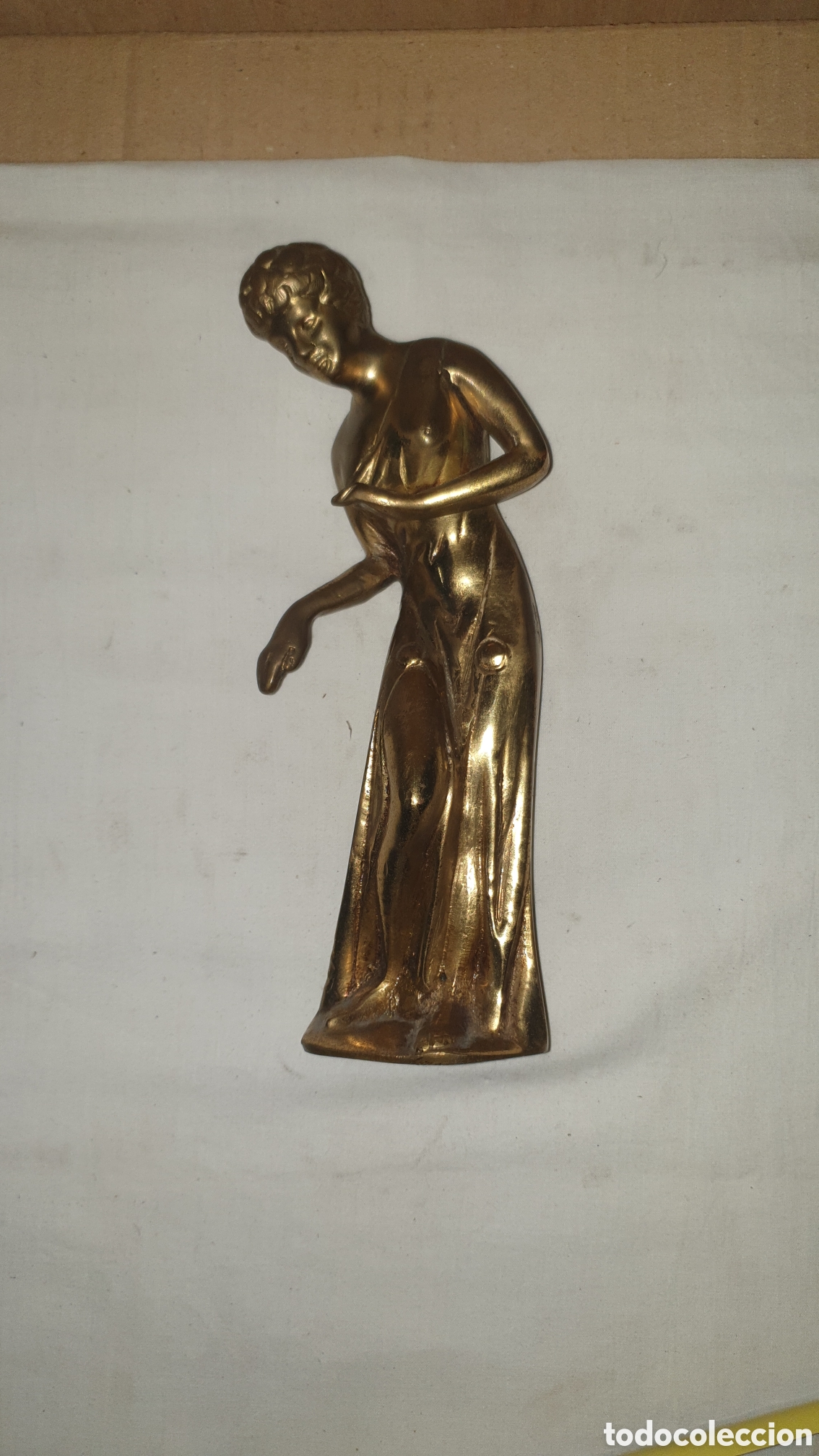 Vintage: ESTATUA MUJER DE BRONCE - Foto 4