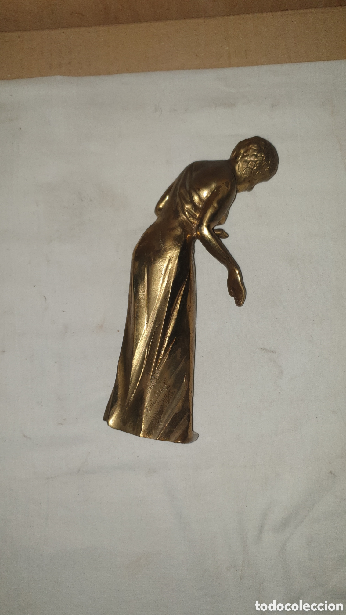Vintage: ESTATUA MUJER DE BRONCE - Foto 5