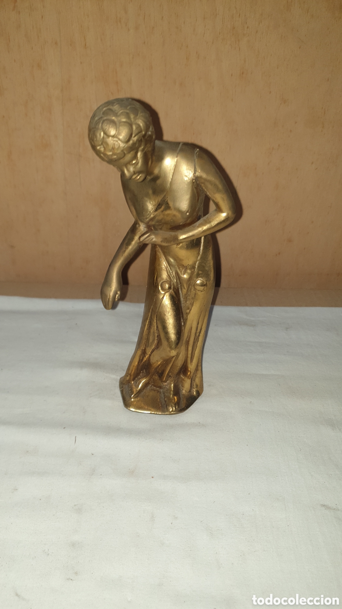 Vintage: ESTATUA MUJER DE BRONCE - Foto 1