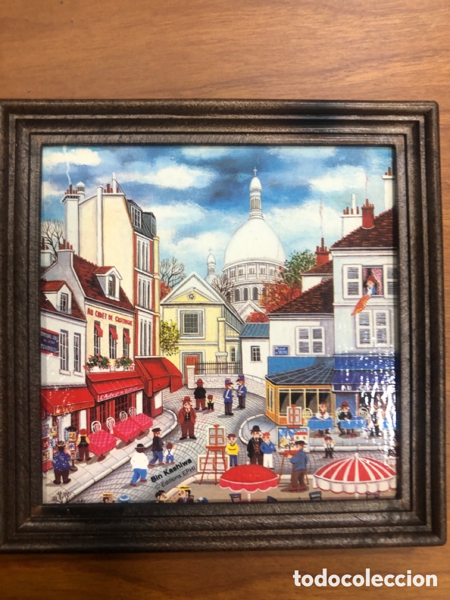 Vintage: Posavasos Par&iacute;s set de 6 con caja - Foto 7