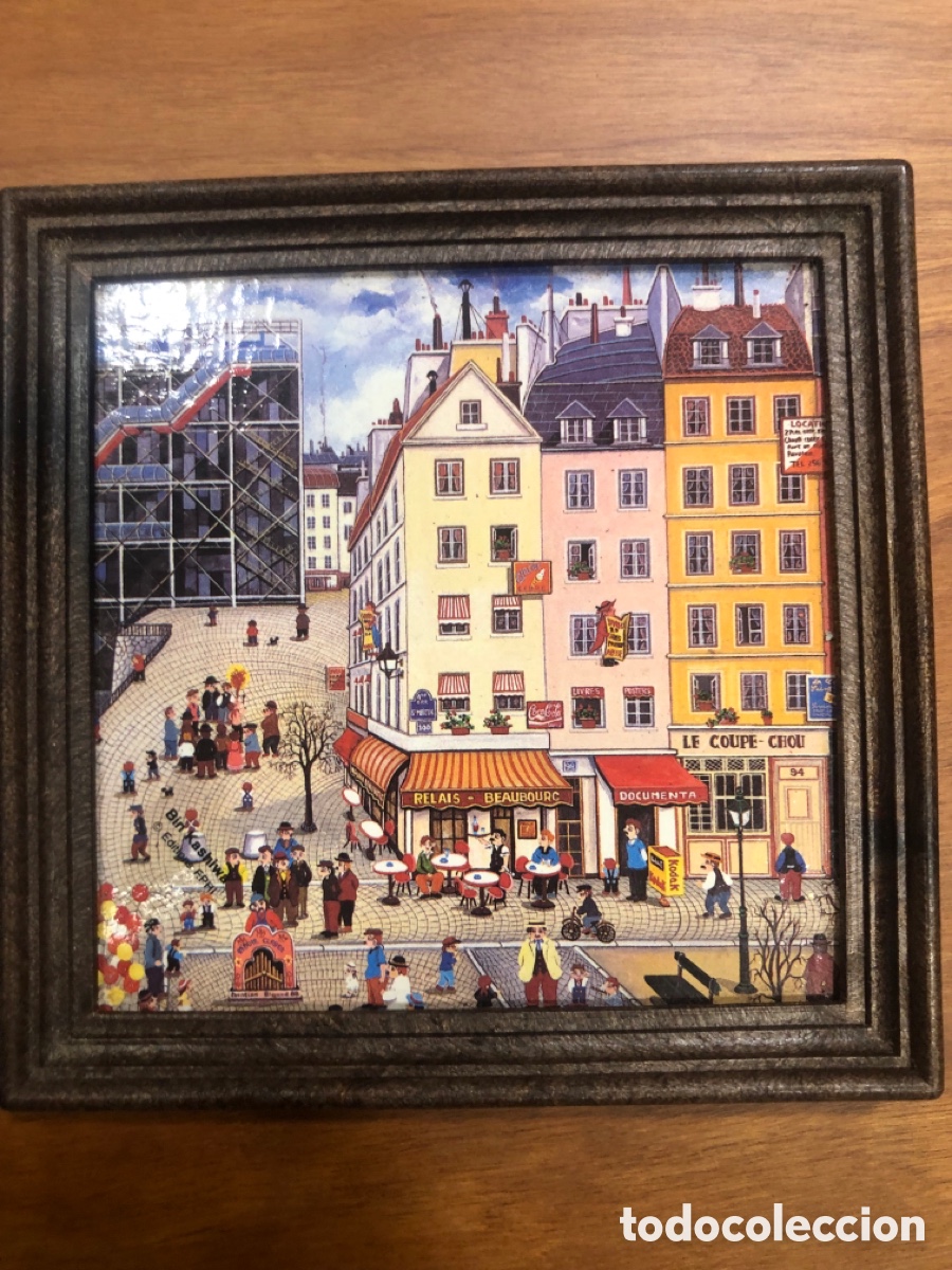 Vintage: Posavasos Par&iacute;s set de 6 con caja - Foto 8