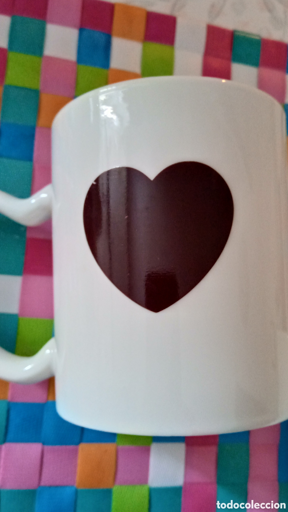 Vintage: Tazas complementarias con dibujo coraz&oacute;n. - Foto 14