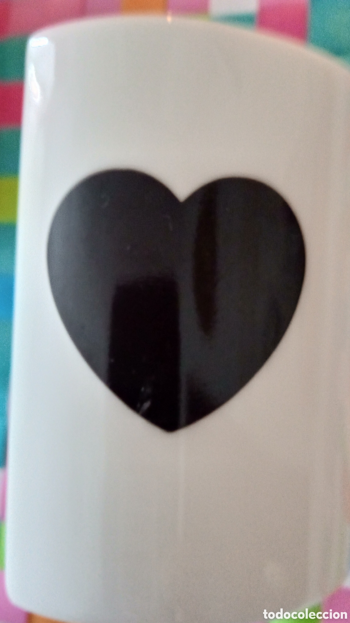 Vintage: Tazas complementarias con dibujo coraz&oacute;n. - Foto 16