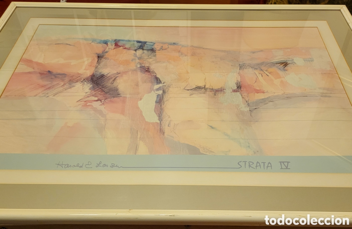 Vintage: Litografia vintage Harold E Larsen - Foto 1