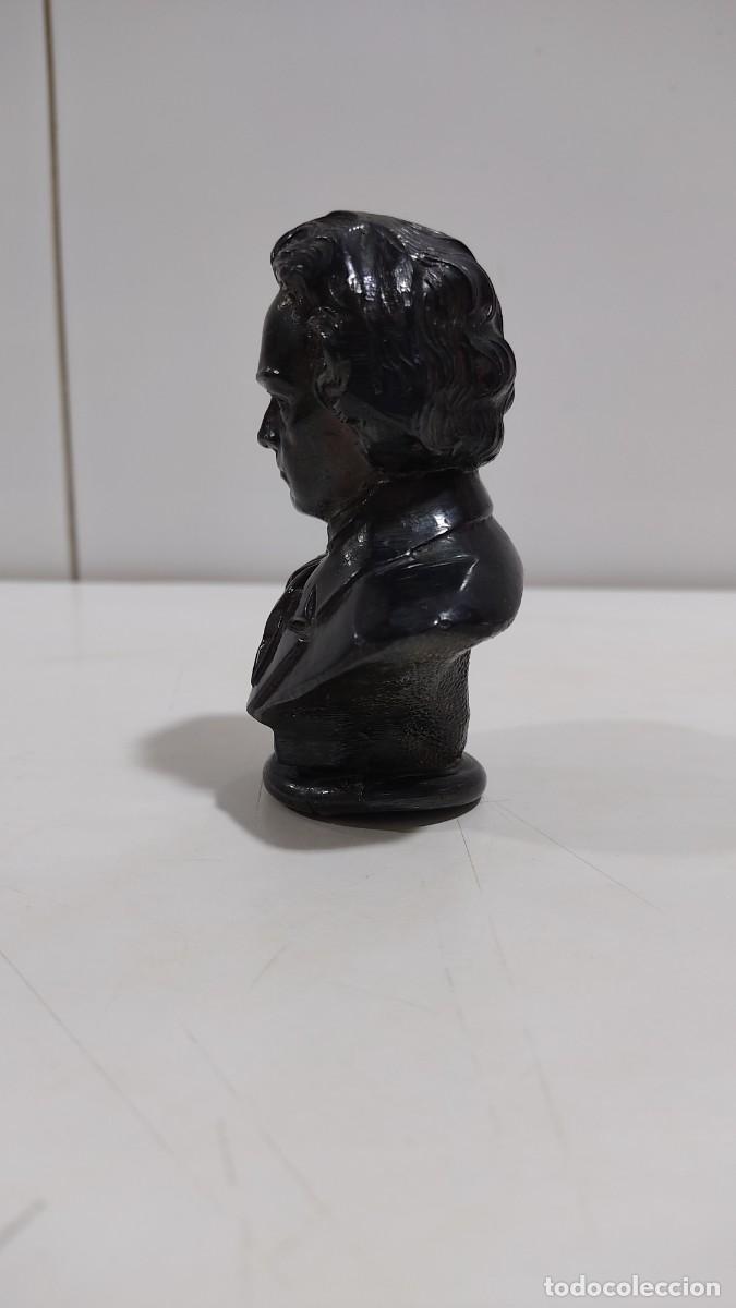 Vintage: 258 BUSTO DE BETHOVEN DE PLOMO O ESTA&Ntilde;O - Foto 2