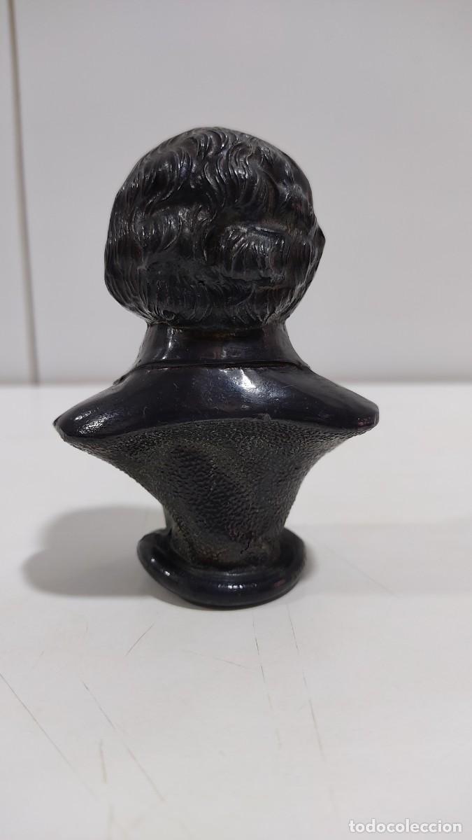 Vintage: 258 BUSTO DE BETHOVEN DE PLOMO O ESTA&Ntilde;O - Foto 3