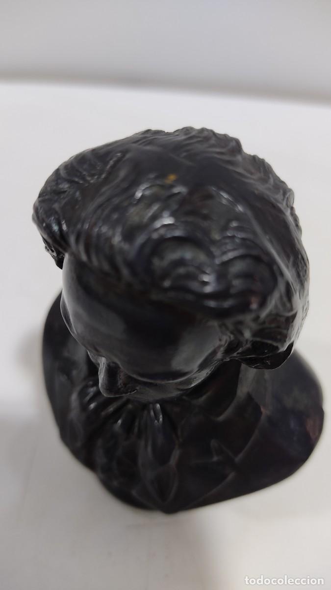 Vintage: 258 BUSTO DE BETHOVEN DE PLOMO O ESTA&Ntilde;O - Foto 9