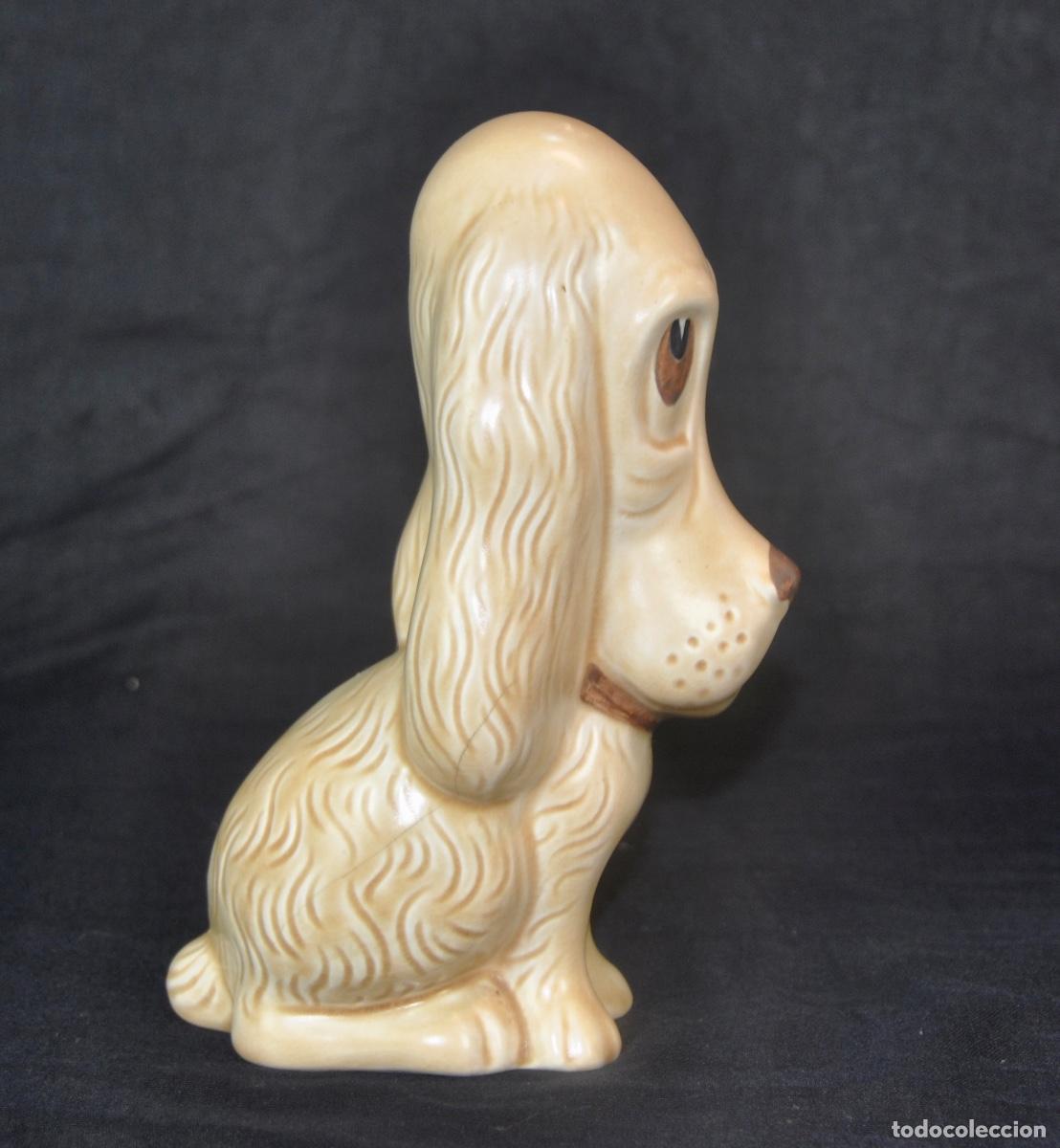 Vintage: Perro cocker de la marca inglesa Sylvac marr&oacute;n - Foto 3