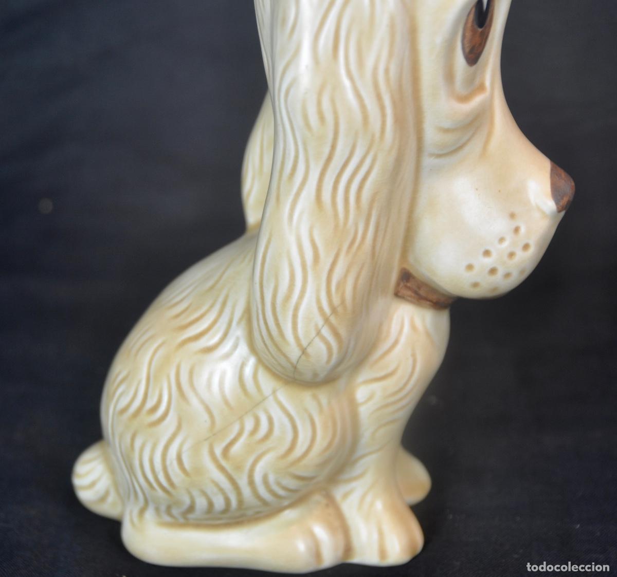 Vintage: Perro cocker de la marca inglesa Sylvac marr&oacute;n - Foto 6