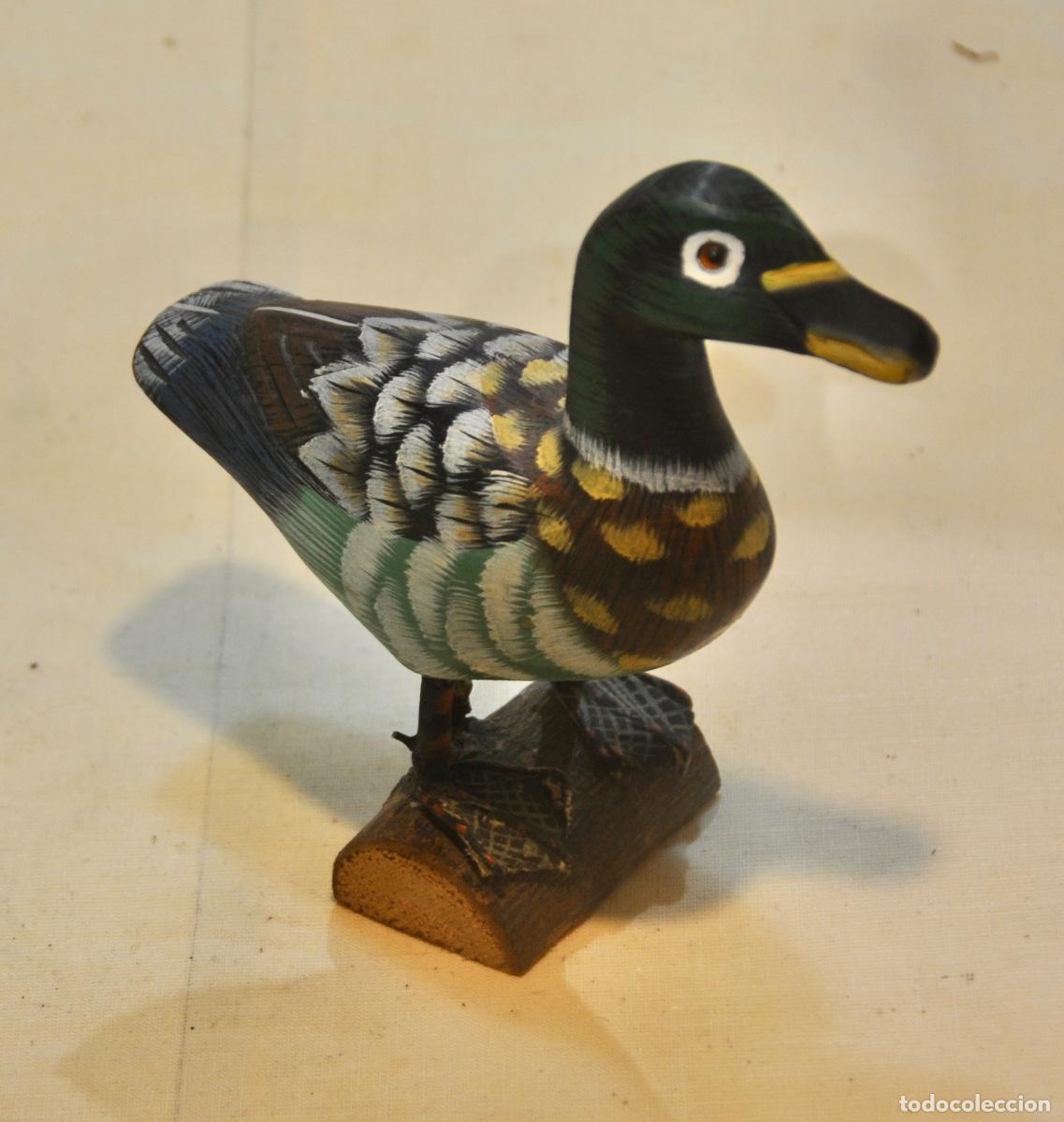 Vintage: Pato en madera pintado - Foto 3