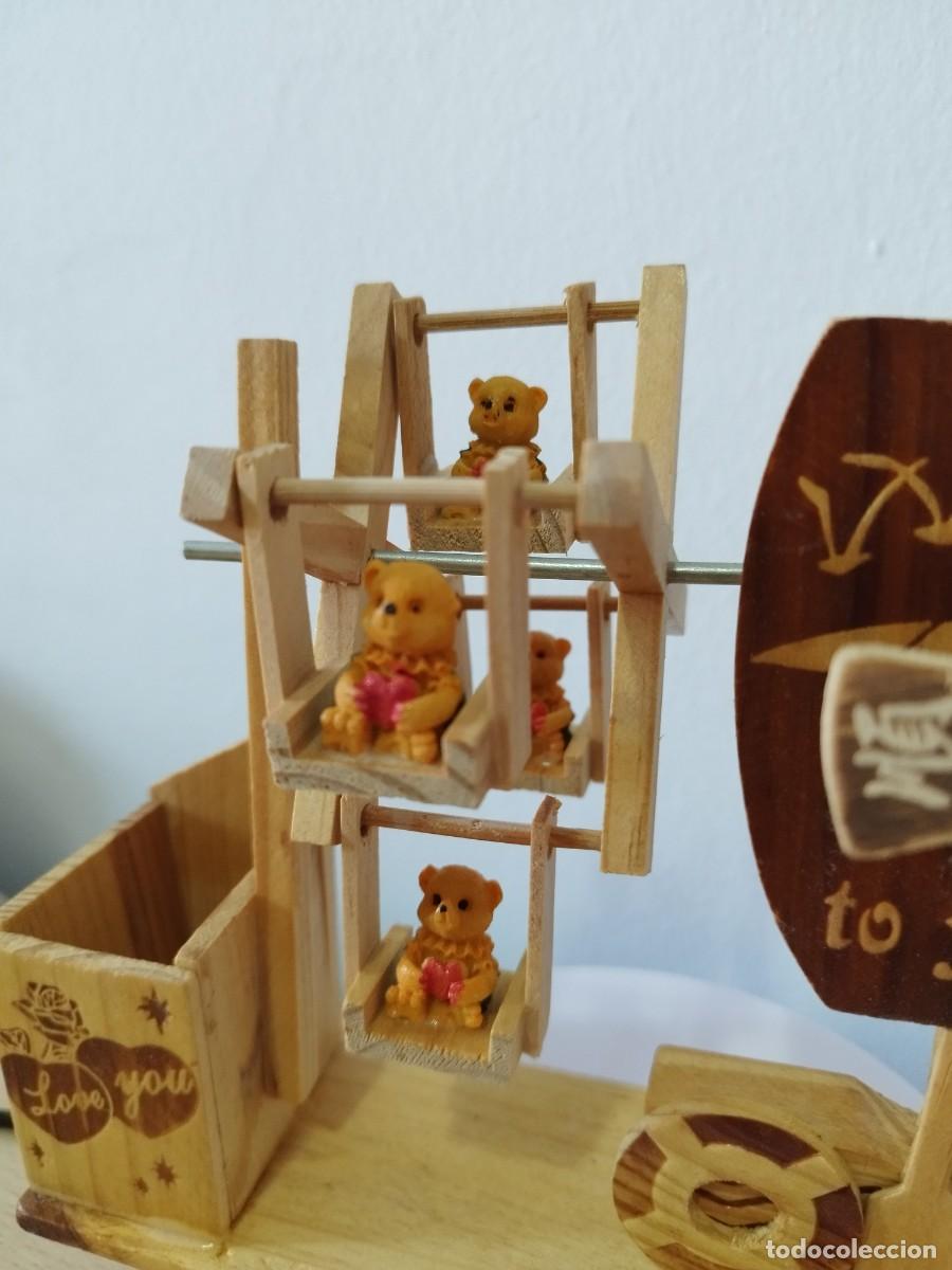 Vintage: Noria musical de madera Nueva - Foto 2