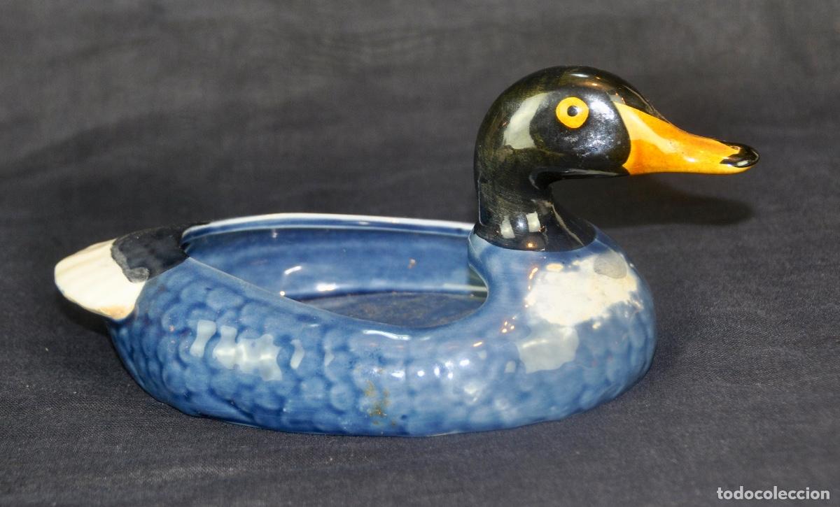 Vintage: Pato azul, amarillo y negro - Foto 2