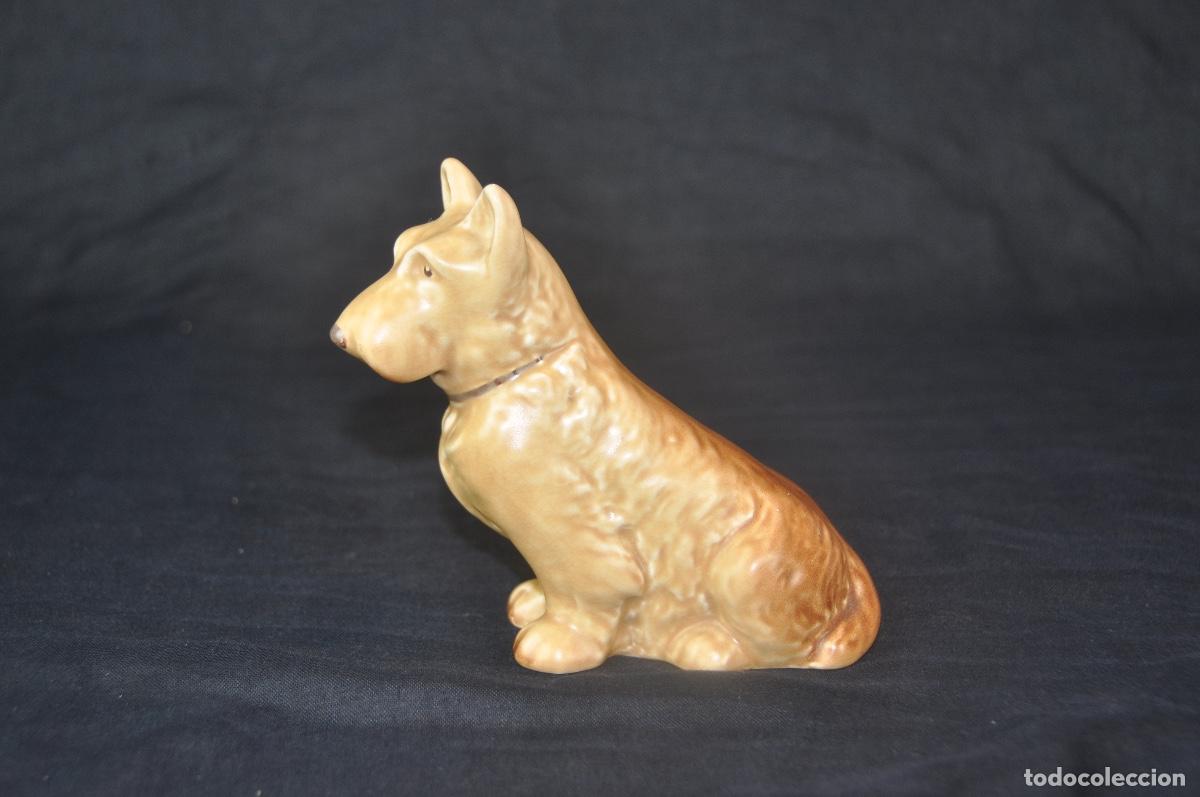 Vintage: Figura perro Scottish Terrier marr&oacute;n - Foto 2
